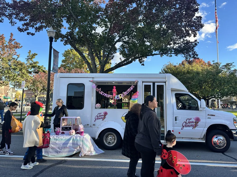 The Tom & Jimmy’s truck at a community event